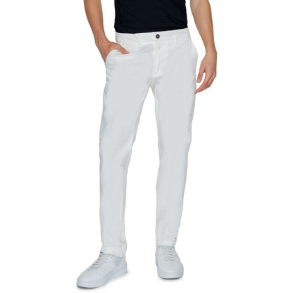 Borghese White Cotton Pant
