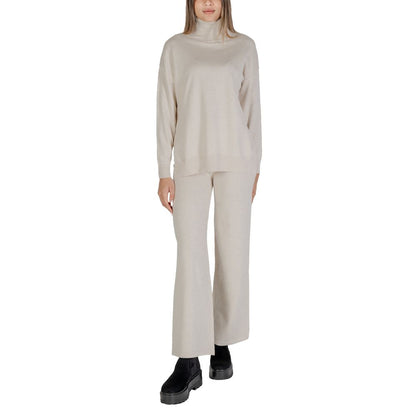 Cleré Beige Viscose Turtleneck