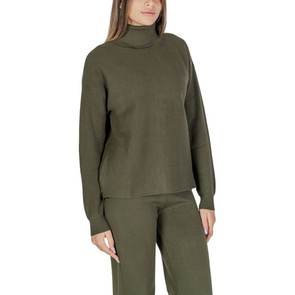 Cleré Green Viscose Turtleneck
