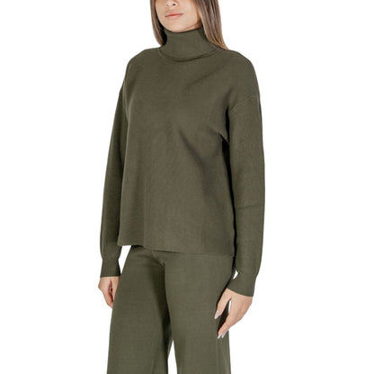 Cleré Green Viscose Turtleneck