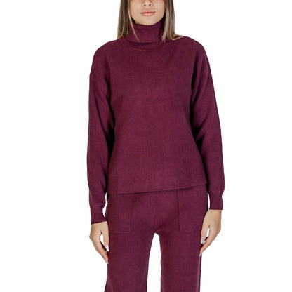 Cleré Purple Viscose Turtleneck