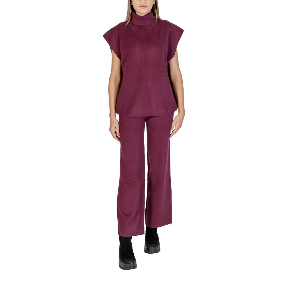 Cleré Purple Viscose Turtleneck