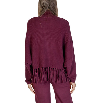 Cleré Purple Viscose Turtleneck