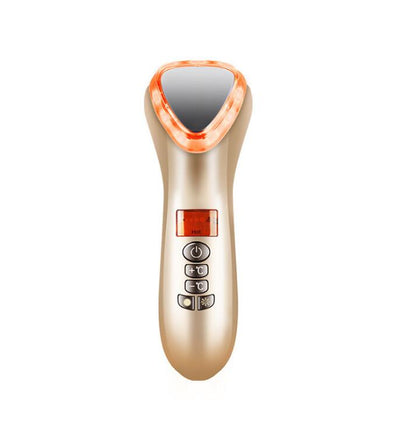 Máquina de crioterapia ultrasónica con LED, martillo de calor y frío, lifting facial, masajeador vibratorio, para rostro, cuerpo