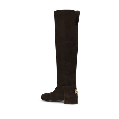 Dolce & Gabbana Suede High Boots