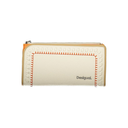 Desigual White Polyethylene Wallet