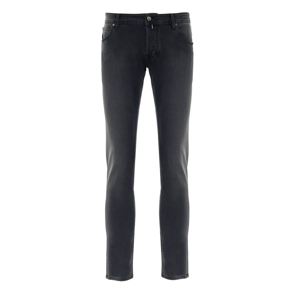 Jacob Cohen Black Cotton Skinny Jean