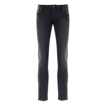 Jacob Cohen Black Cotton Skinny Jean