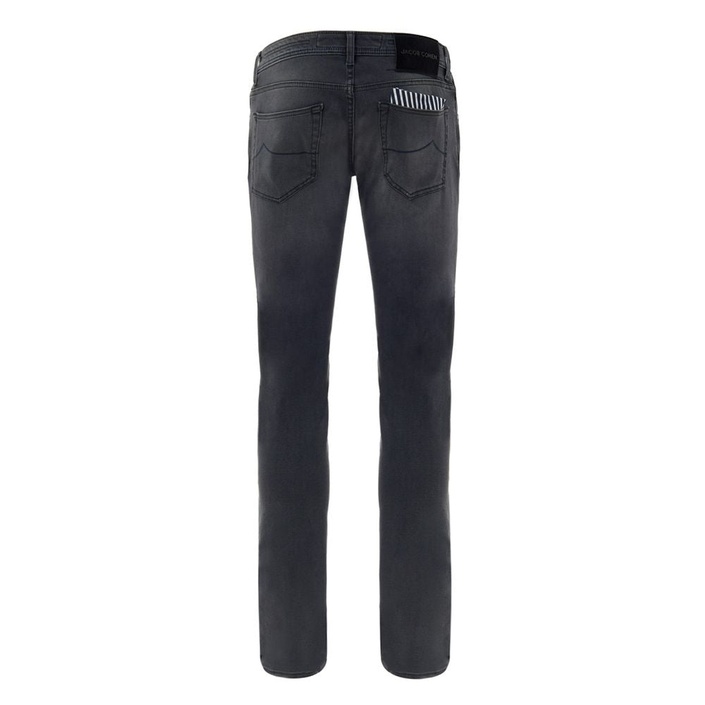 Jacob Cohen Black Cotton Skinny Jean
