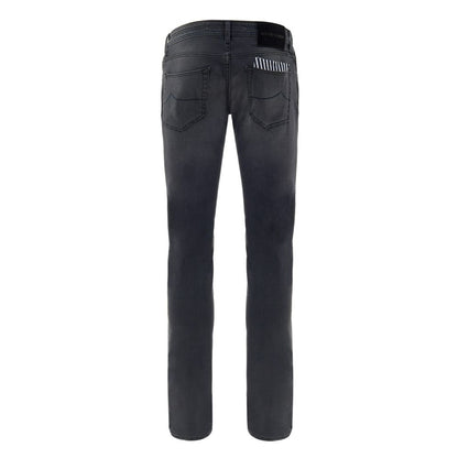 Jacob Cohen Black Cotton Skinny Jean