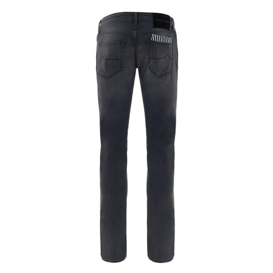 Jacob Cohen Black Cotton Skinny Jean