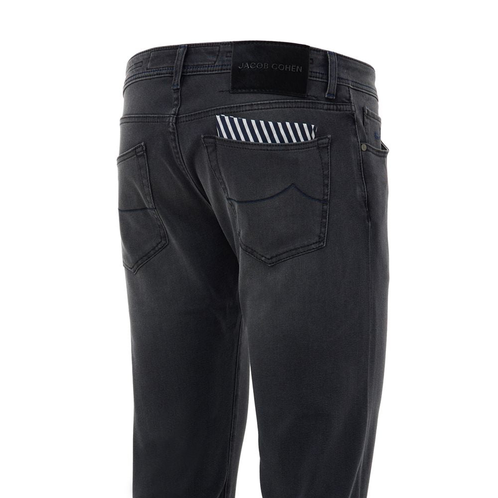 Jacob Cohen Black Cotton Skinny Jean