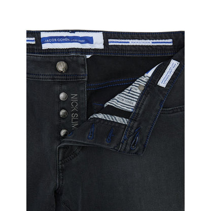 Jacob Cohen Black Cotton Skinny Jean