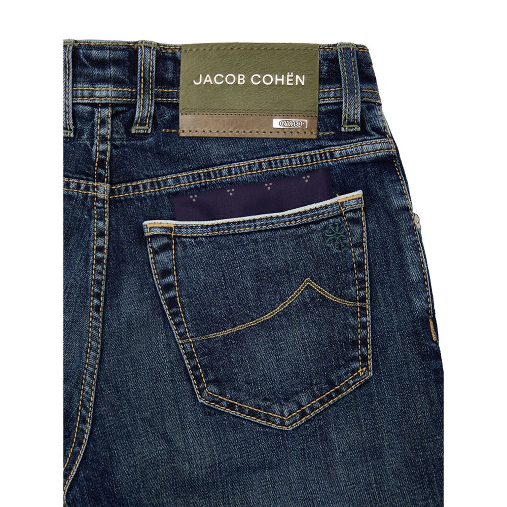 Jacob Cohen Blue Cotton Skinny Jean