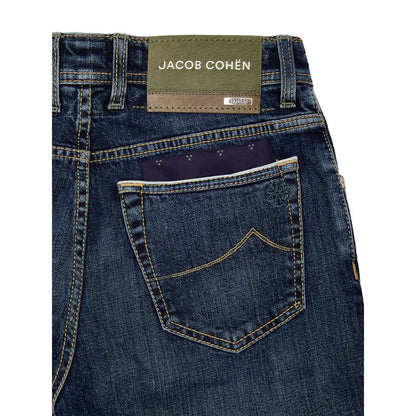 Jacob Cohen Blue Cotton Skinny Jean