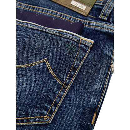 Jacob Cohen Blue Cotton Skinny Jean