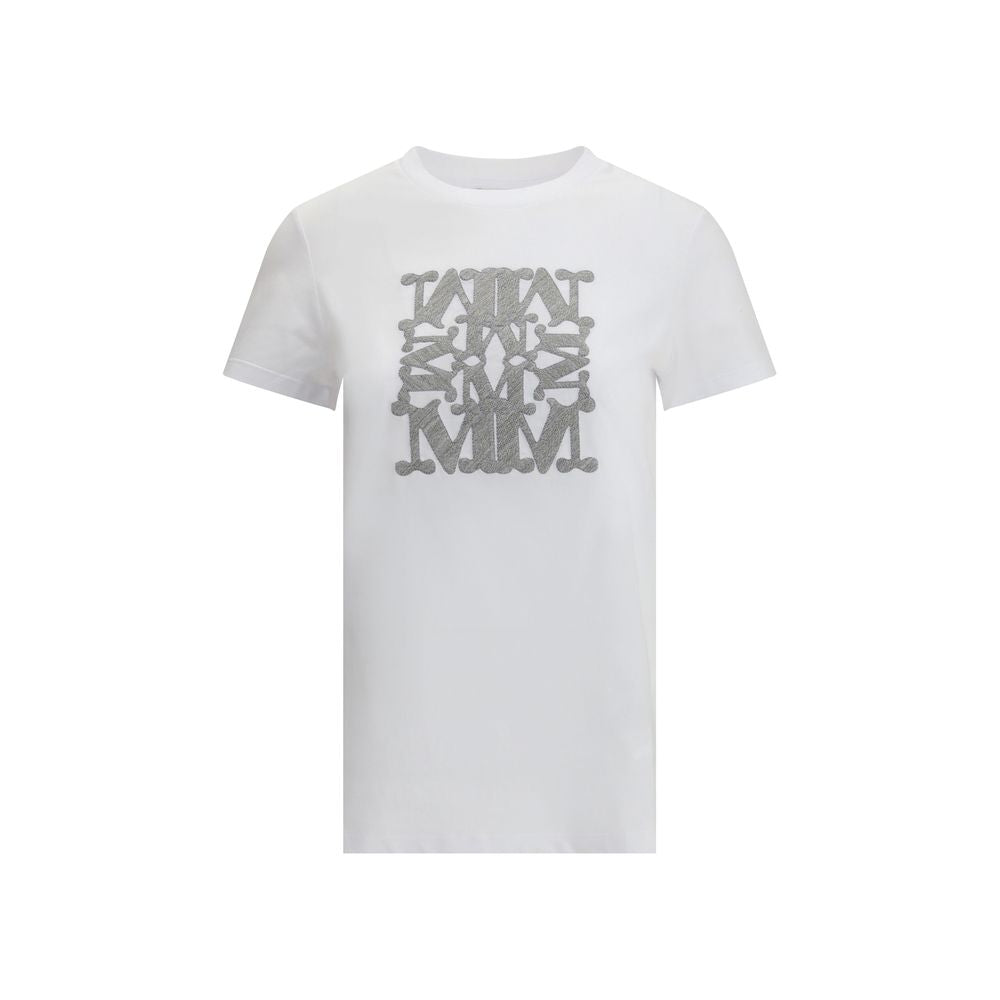 Max Mara Embroidered monogram T-shirt