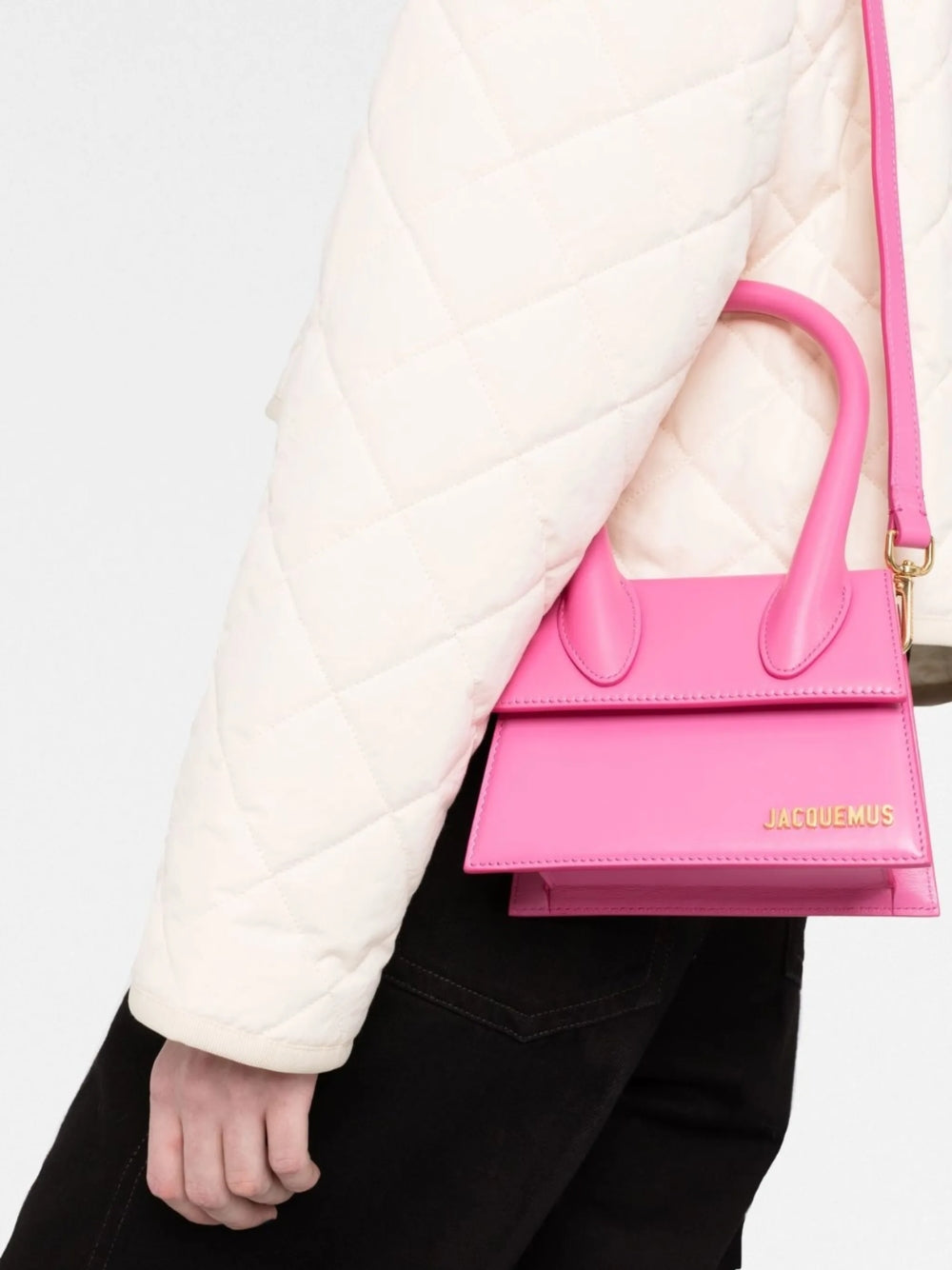 Jacquemus Pink Le Chiquito Moyen Bag