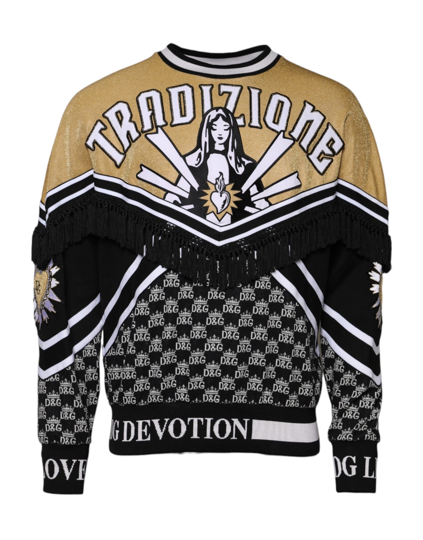 Dolce & Gabbana Multicolor Tradizione E Devotion Sweatshirt Sweater