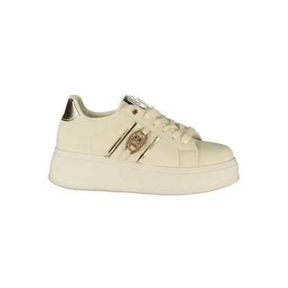 Laura Biagiotti Beige Polyester Women Sneaker