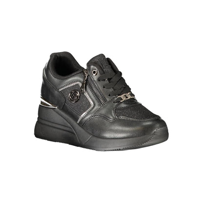Laura Biagiotti Black Polyester Women Sneaker