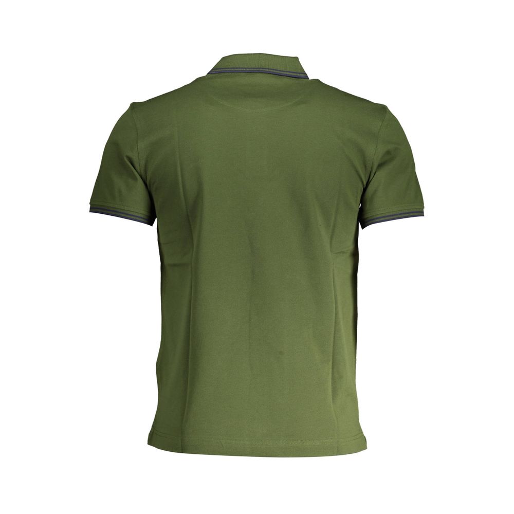 Harmont & Blaine Green Cotton Polo Shirt