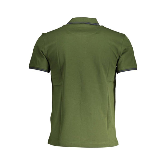 Harmont & Blaine Green Cotton Polo Shirt