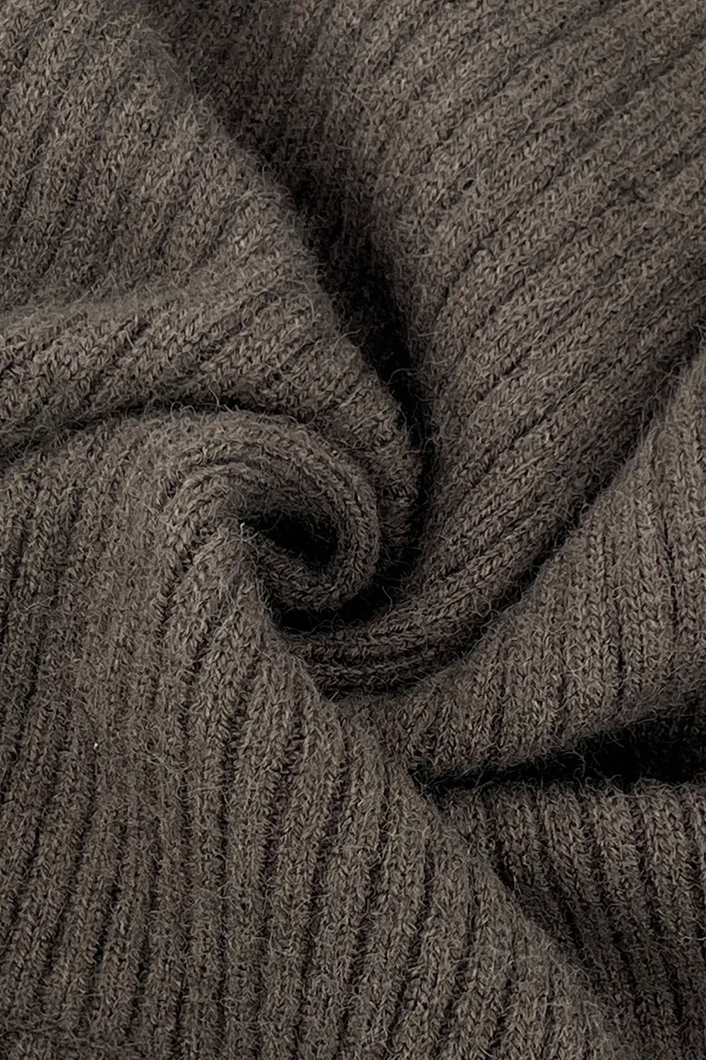 Sweater de un solo hombro - top ajustado con dobladillo diagonal versátil