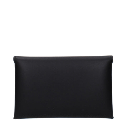 Michael Kors Black Leather Clutch Bags