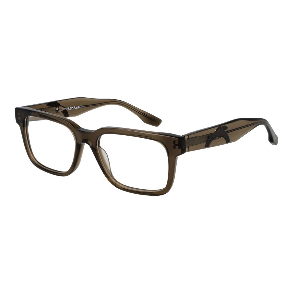 Trussardi Brown Unisex Glasses Frame