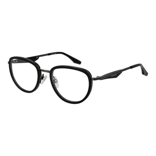 Trussardi Black Men Glasses Frame