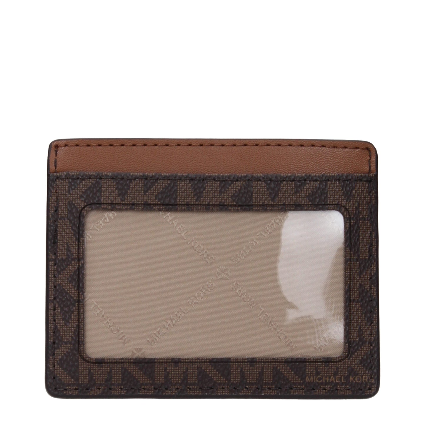 Michael Kors Brown Fabric Cardholders