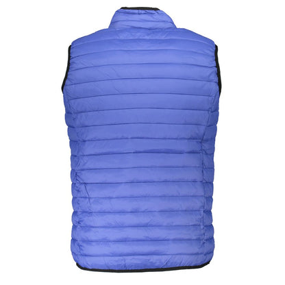 Gianmarco Venturi Blue Polyamide Sleveless Jacket