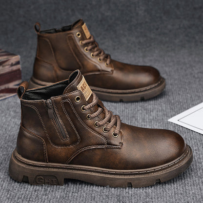 Men British style short boots