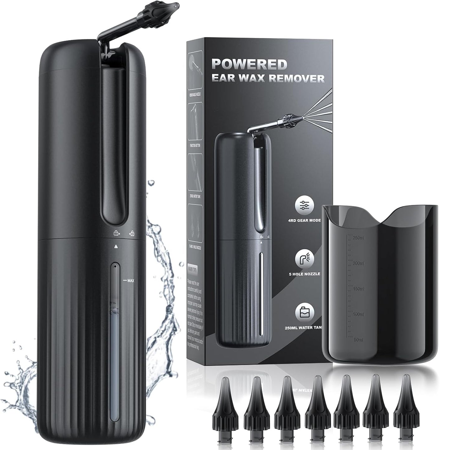 Limpiador de oídos eléctrico. Ideal para limpiar cerumen