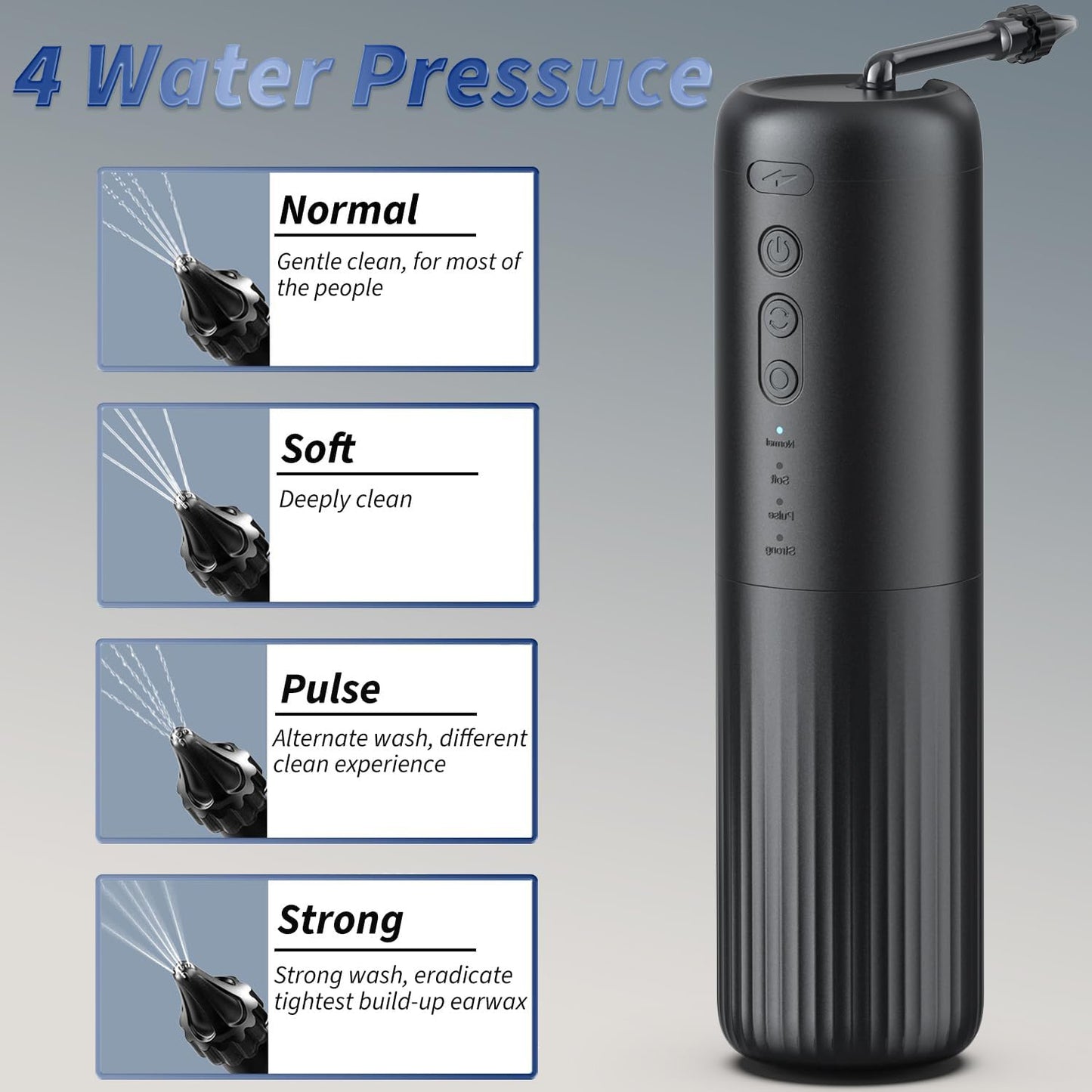 Limpiador de oídos eléctrico. Ideal para limpiar cerumen