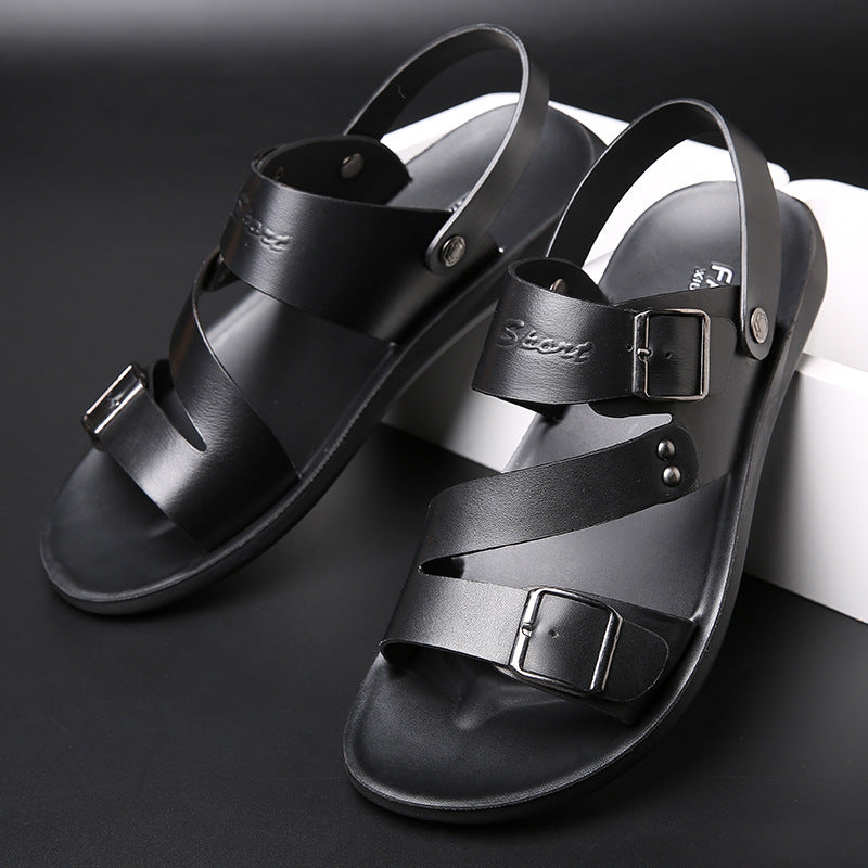 Large size sandals for men beach shoes