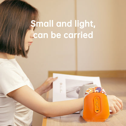 Dispositivo multifunción para alivio de problemas tendones (especialmente muñeca): masaje, terapia de calor, presión y amasamiento