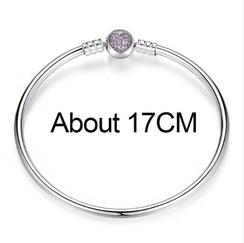 Pulsera y brazalete BAMOER de cadena de serpiente de plata de ley 925 con circonita cúbica pavé y estrella, joyería DIY PAS901