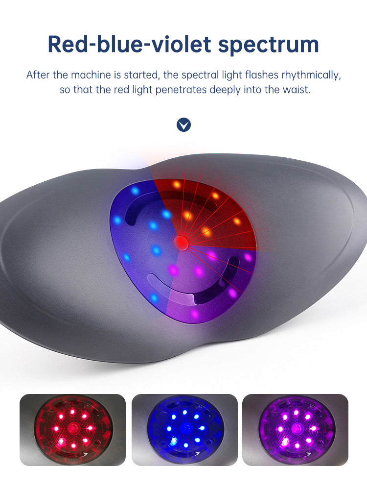 Masajeador de cintura con tracción lumbar, compresa caliente inflable, camilla cervical para espalda, masaje con presión de aire, reduce el alivio del dolor.