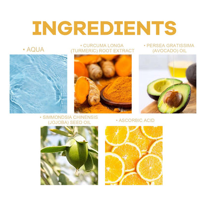 Set de cuidado de la piel con cúrcuma, limpiador hidratante y refrescante, control de grasa, líneas sutiles, set de limpieza nutritivo