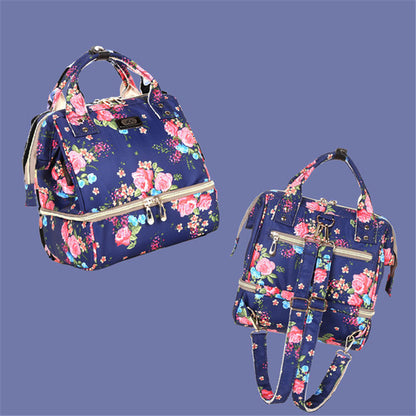 Bolsa de maternidad de moda para mamá, mochila de viaje con aislamiento térmico para el cuidado del bebé