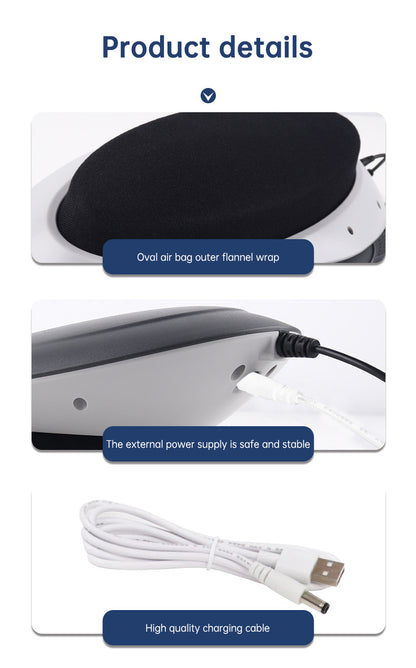 Masajeador de cintura con tracción lumbar, compresa caliente inflable, camilla cervical para espalda, masaje con presión de aire, reduce el alivio del dolor.