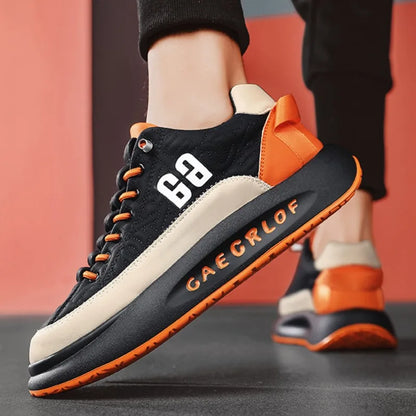 Zapatillas deportivas para hombre, transpirables, cómodas e informales, planas, antideslizantes.