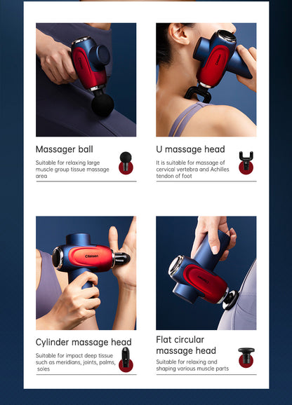 Masajeador muscular con pistola de fascia CP-F10, relajante muscular cervical, pistola menstrual eléctrica para piernas.
