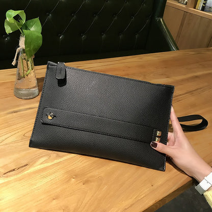 Bolso de mano para mujer, estilo coreano, rojo, para cenas y fiestas, de gran capacidad