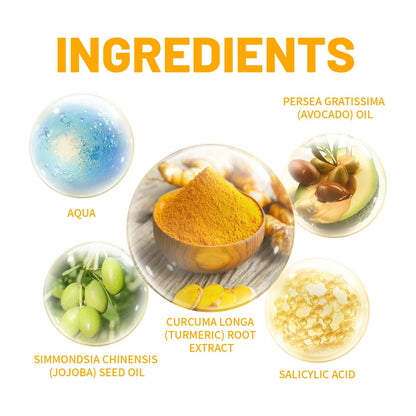 Set de cuidado de la piel con cúrcuma, limpiador hidratante y refrescante, control de grasa, líneas sutiles, set de limpieza nutritivo