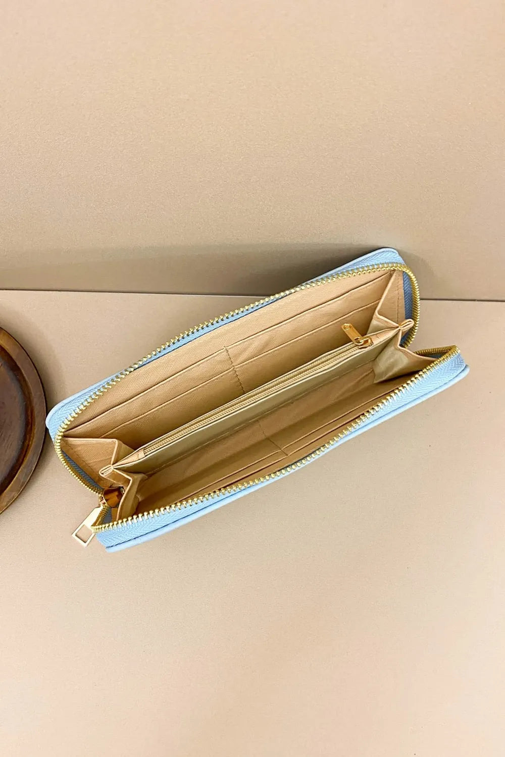 Cartera multicapa de cuero PU (poliuretano)