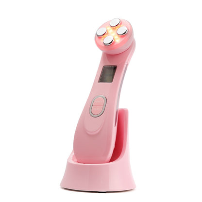 Máquina de peeling con luz de color, recargable por USB, para el hogar, instrumento de belleza reafirmante y rejuvenecedor de la piel.