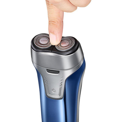 Afeitadora eléctrica con 2 cabezales flotantes independientes